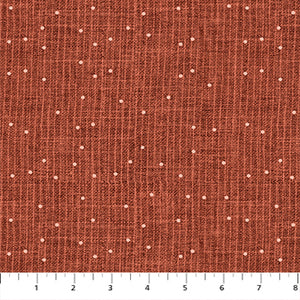 Stripe Dot in Rust from Stash by Ghazal Razavi for FIGO Fabrics