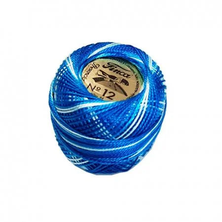 Presencia Perle 12 wt Variegated in Bright Blue - 9615