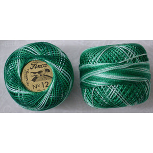 Presencia Perle 12 wt Variegated in Emerald Isle - 9840