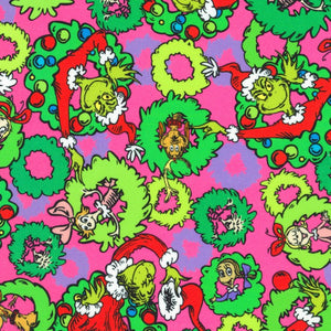 Wreath Relax in Candy Pink from How the Grinch Stole Christmas