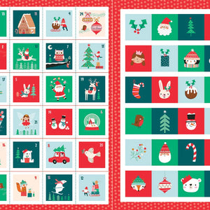 Wonderful Christmas Time Advent for Dashwood Fabrics