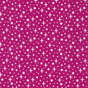 Stars in Cerise by Elizabeth Hartman for Paintbox Fabrics