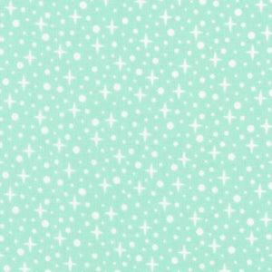 Stars in Ice Frappe by Elizabeth Hartman for Paintbox Fabrics