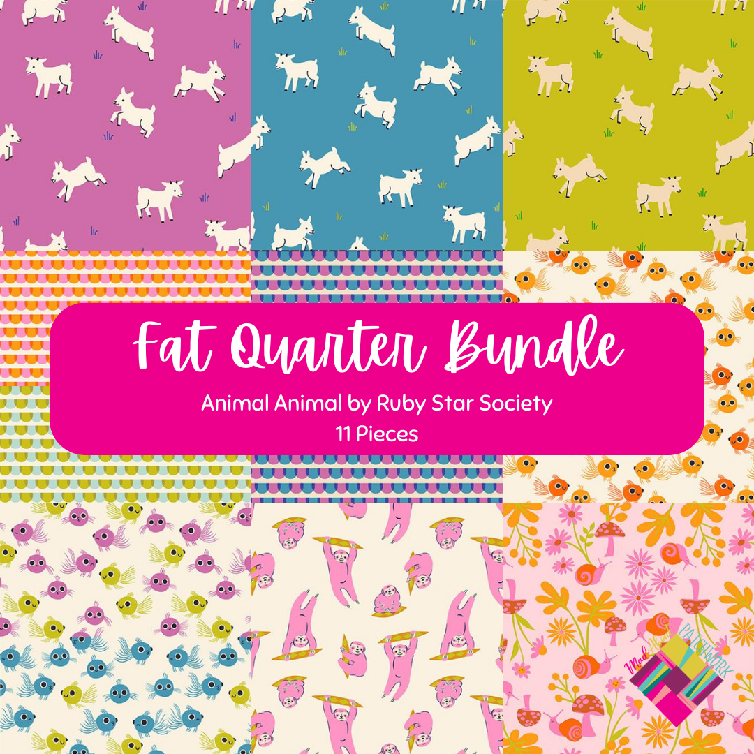 Fat Quarter Bundle for Animal Animal by Ruby Star Society