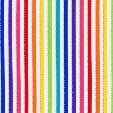 Be Colorful - Stripe White Rainbow