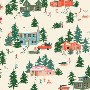 Merry Town - for Christmas In The Cabin for Art Gallery Fabrics