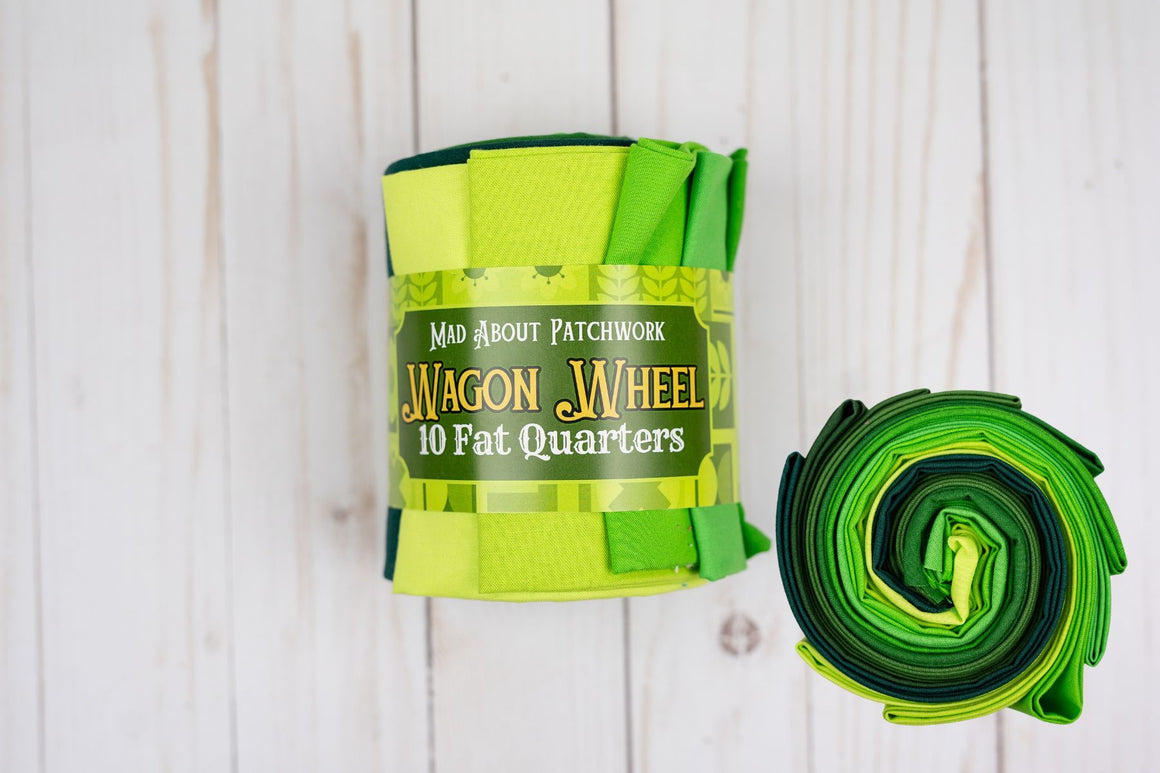 Western Wagon Wheel - Emerald Green Meadow Mix (yellow label)