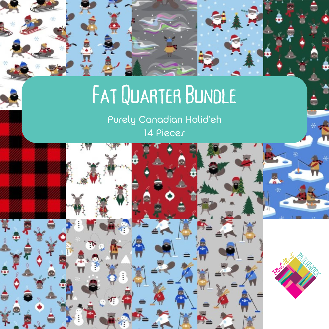 Purely Canadian Holid'eh Fat Quarter Bundle (14 FQs)