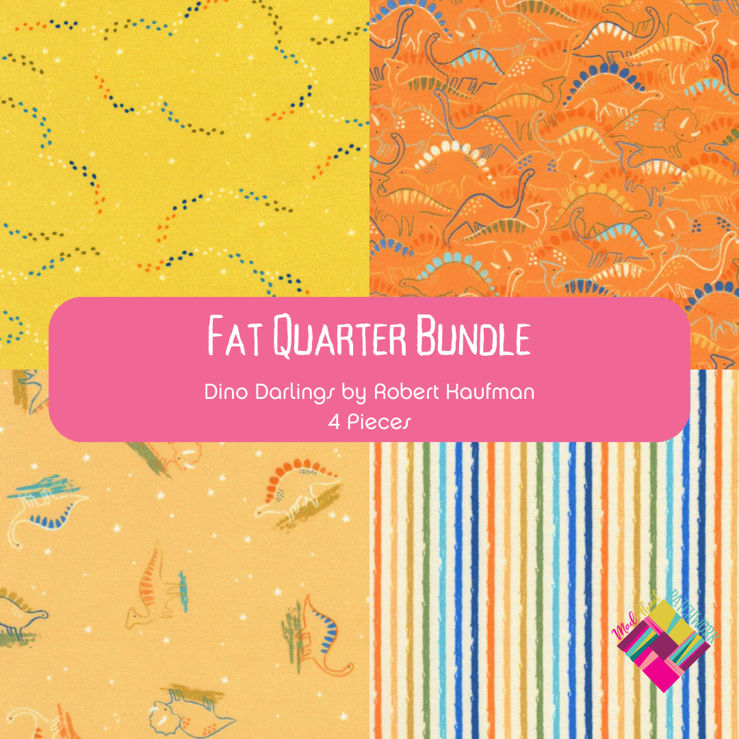 Dino Darlings Fat Quarter Bundle (4 FQs)