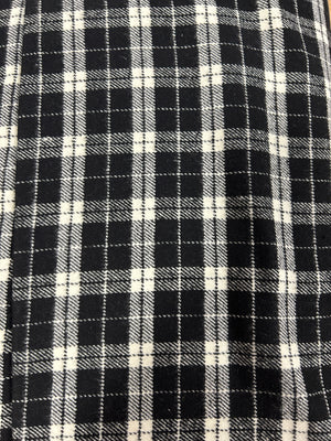 Primo Plaid in Black from Marcus Fabrics