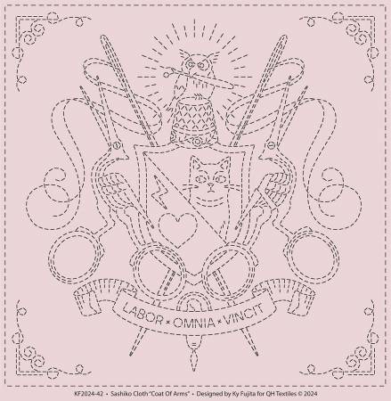 Sashiko Cloth Coat of Arms