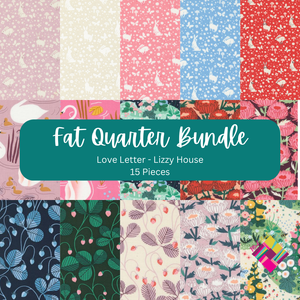 Fat Quarter Bundle by Lizzy House for Love Letters by Moda fabrics