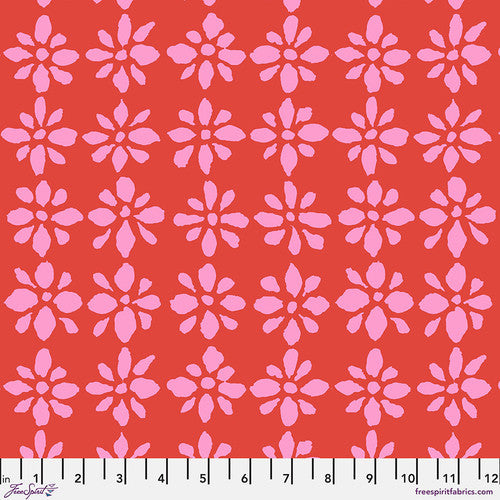 Snow Flower in Red by Brandon Mably for the Kaffe Fassett Collective for Free Spirit Fabrics