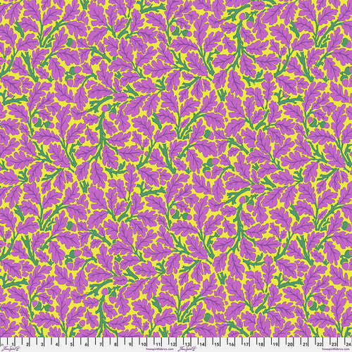 Oak - Violet,  by Kaffe Fassett x The Original Morris & Co. for Free Spirit Fabrics