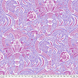 Indian - Lavender,  by Kaffe Fassett x The Original Morris & Co. for Free Spirit Fabrics