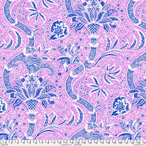 Indian - Pink,  by Kaffe Fassett x The Original Morris & Co. for Free Spirit Fabrics