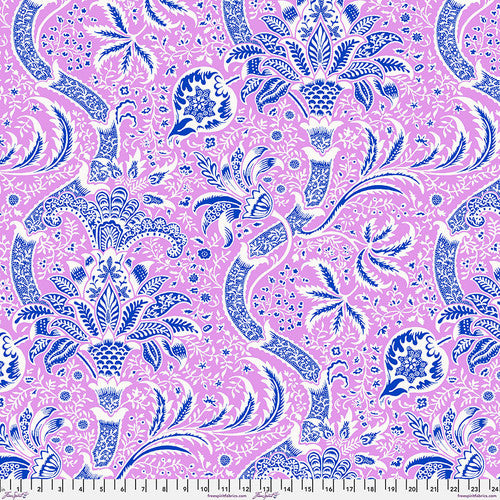 Indian - Pink,  by Kaffe Fassett x The Original Morris & Co. for Free Spirit Fabrics