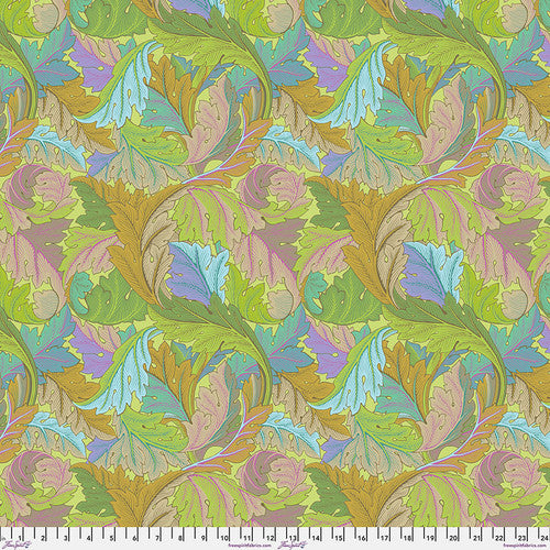 Acanthus - Jade, by Kaffe Fassett x The Original Morris & Co. for Free Spirit Fabrics