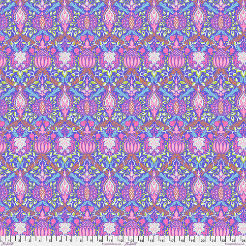 Granada - Purple,  by Kaffe Fassett x The Original Morris & Co. for Free Spirit Fabrics