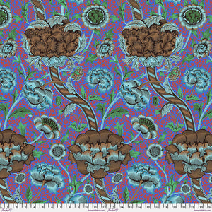 Wandle - Cobalt  by Kaffe Fassett x The Original Morris & Co. for Free Spirit Fabrics