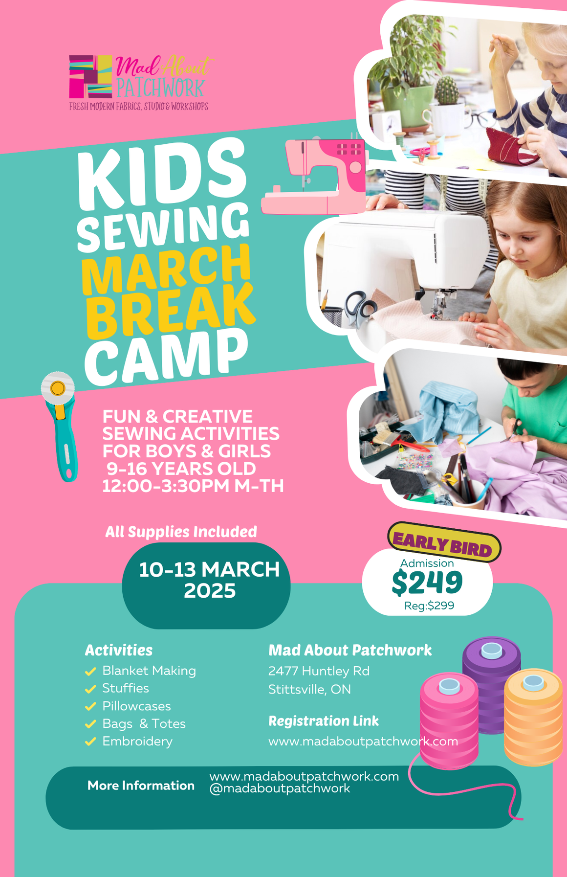 March Break Sewing Camp