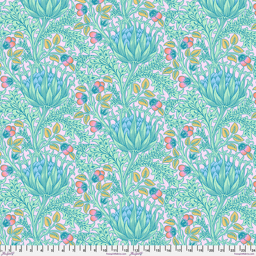 Wideback 108" Artichoke - Lavender, by Kaffe Fassett x The Original Morris & Co. for Free Spirit Fabrics