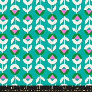 Flower Chain in Tropic from Eye Candy by Ruby Star Society for Moda Fabrics