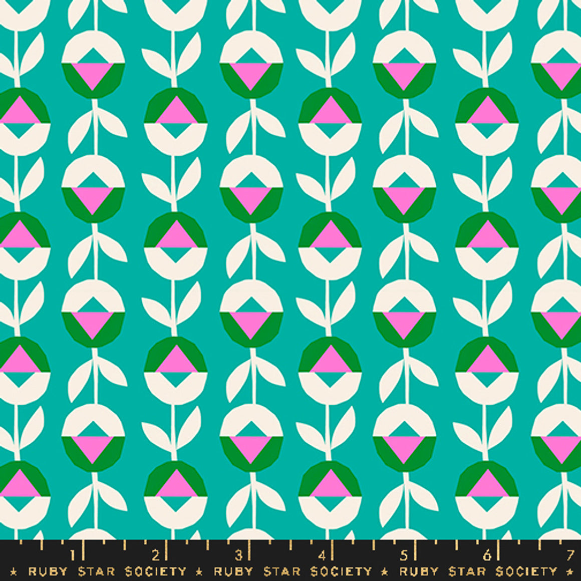 Flower Chain in Tropic from Eye Candy by Ruby Star Society for Moda Fabrics