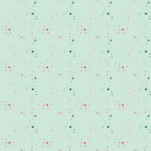 Kitty Litter Blender in Spearmint from Feline Festive by Pammie Jane for Dear Stella Fabrics