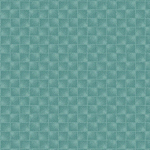 Dotty Squares in Teal from Quilter's Coordinates by Stof fabrics