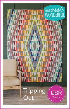 Tripping Out by Sew Kind of Wonderful Kit - with Shot Cottons