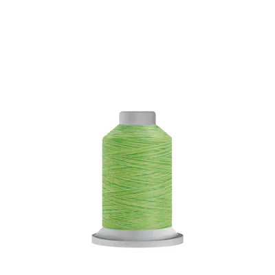 Glide Variegated Affinity Thread 1100 yard mini spool - Chartreuse - 60156