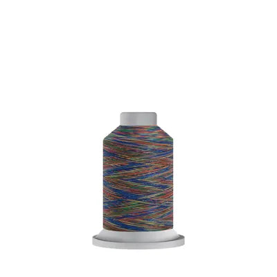 Glide Variegated Affinity Thread 1100 yard mini spool - Rainbow - 60158