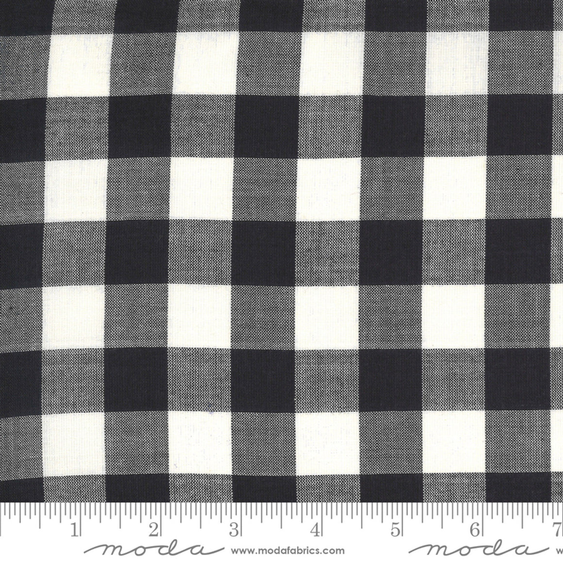 Big Checks in Charcoal from Low Volume Wovens by Jen Kingwell for Moda Fabrics