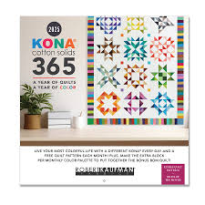 2025 Kona Calendar from Robert Kaufman Fabrics