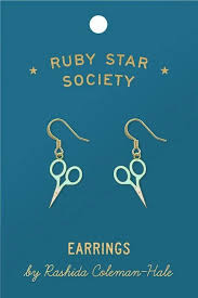 Ruby Star Earrings – Mint Scissors