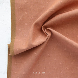 Terracotta, for Sprout Wovens for Fableism Fabric