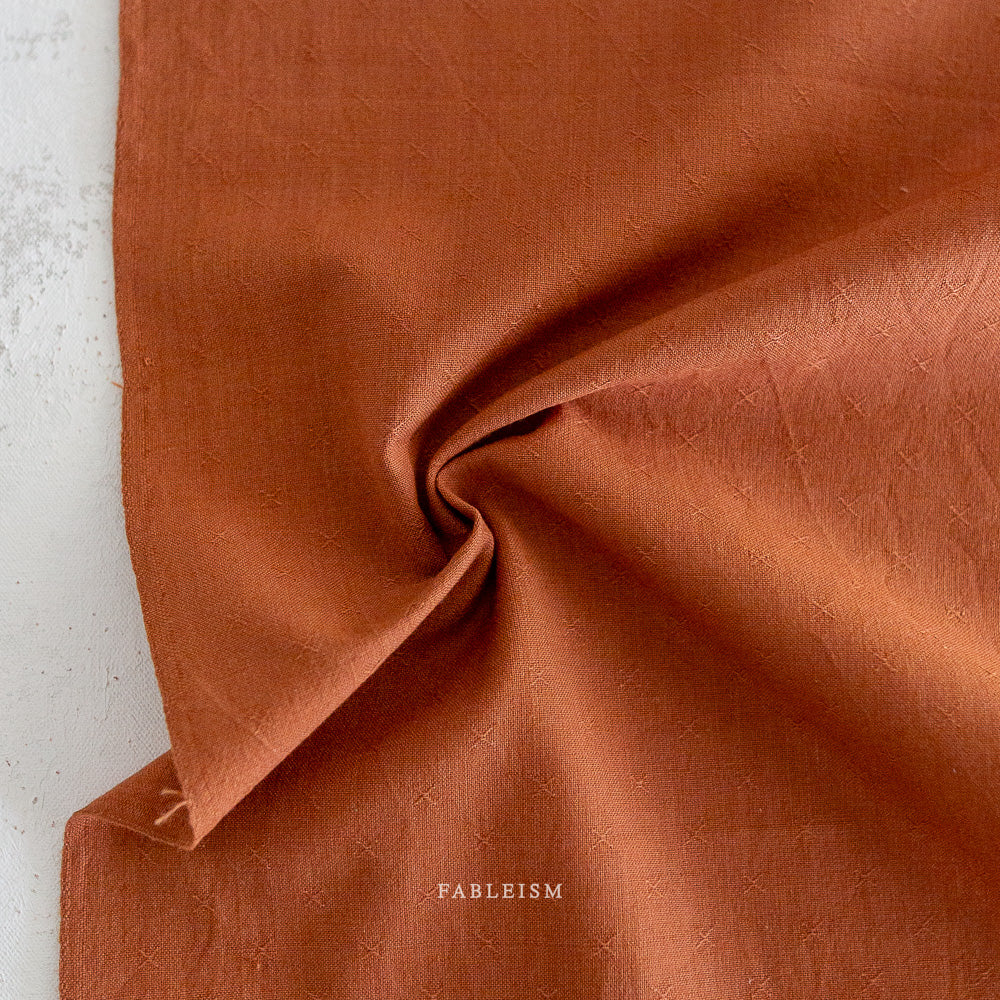 Umber, for Sprout Wovens for Fableism Fabric