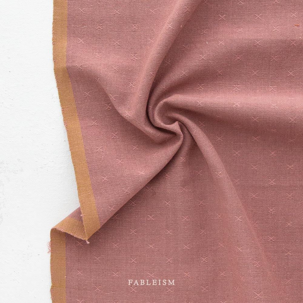 Marsala, for Sprout Wovens for Fableism Fabric