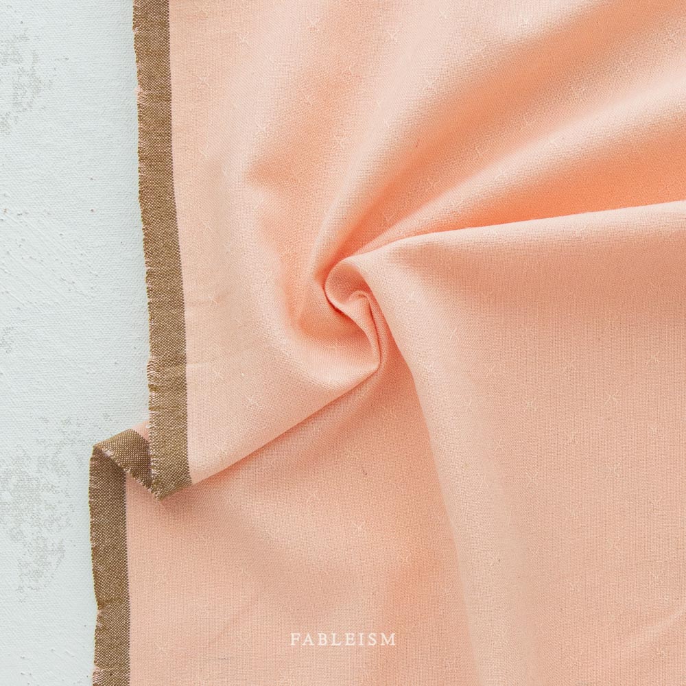 Peachy, for Sprout Wovens for Fableism Fabric