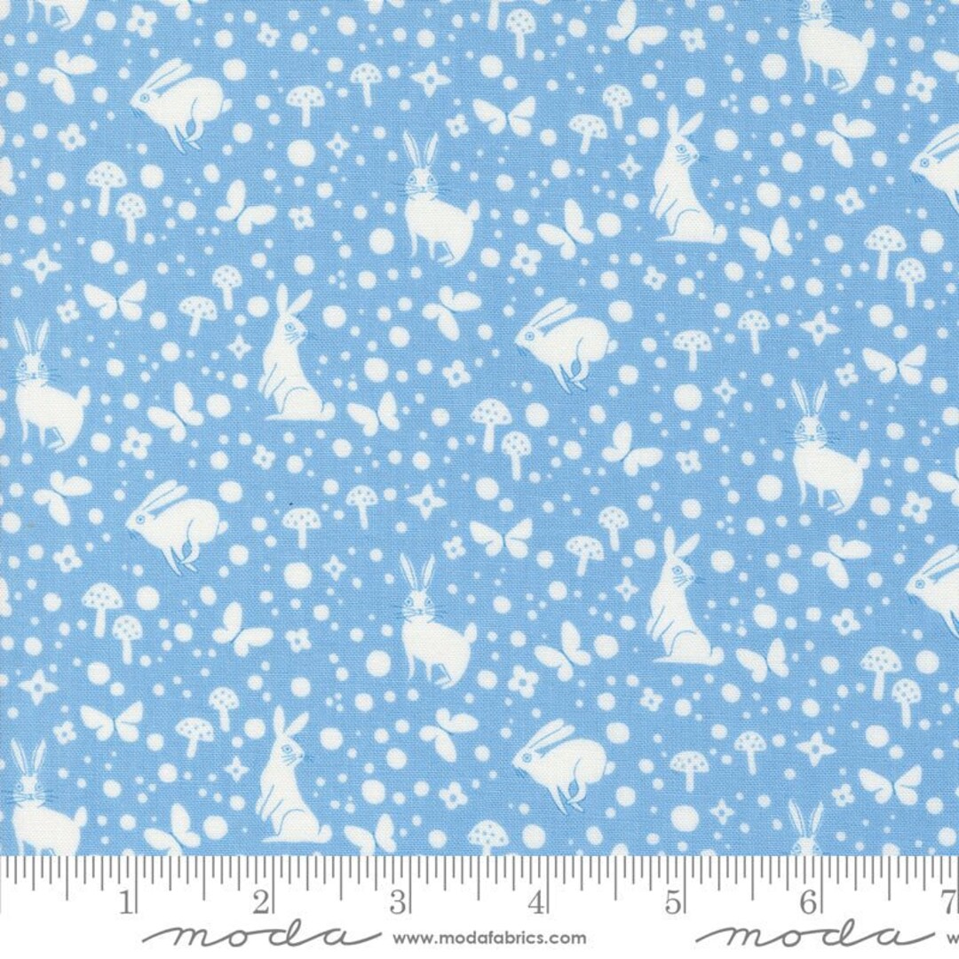 Wonder Dot in Blue Skies by Lizzy House for Love Letters by Moda fabrics