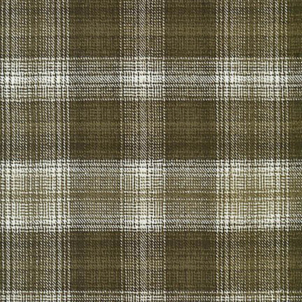 REMNANT - FLANNEL - Olive Plaid 72" x 15"