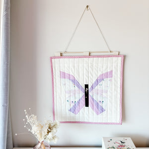 Butterfly Wall Hanging - Beginner FPP (Foundation Paper Piecing)