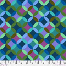 Cathedral in Multi Blue by Anna Maria Horner for Free Spirit Fabrics