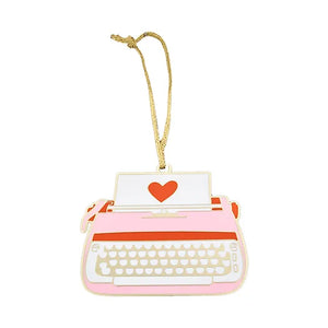 Typewriter Enamel Ornament Melody Miller for Ruby Star Society