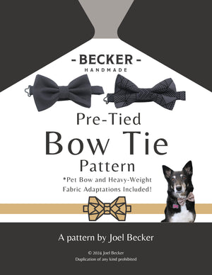 Bowtie Pattern (Pre-Tied Bowtie Pattern)