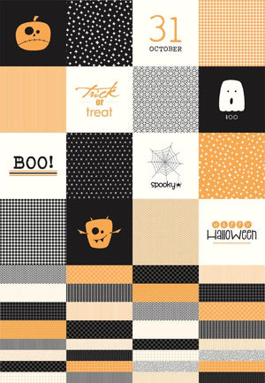 Late October Halloween Treat Bag Panel - Sweetwater Printworks for Moda