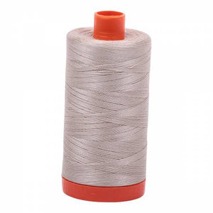 Aurifil Thread - Cotton Thread Solid 50wt - Pewter - 6711, Thread, Aurifil, [variant_title] - Mad About Patchwork