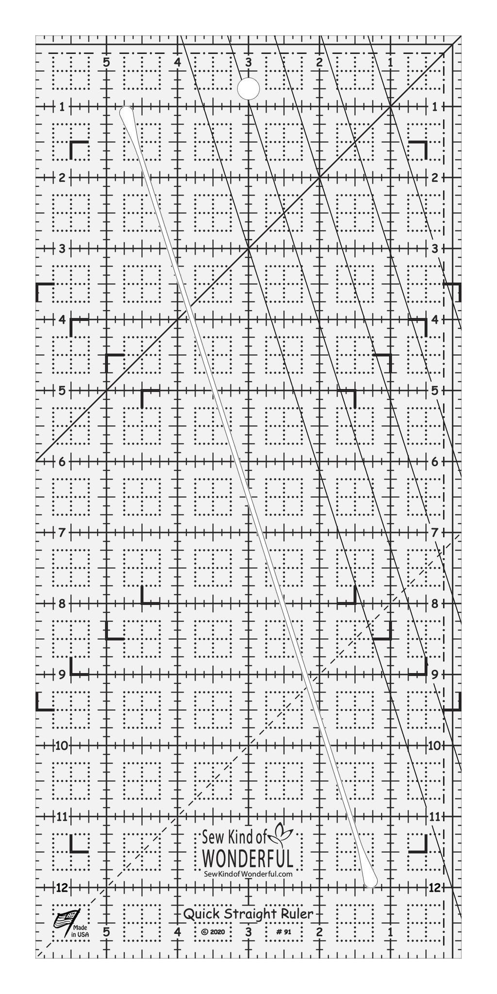 Iridescent Quilt Ruler - 4.5 square – Sincerely Laura
